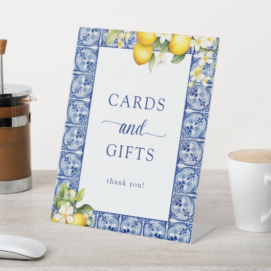 Main Squeeze Lemons Kaarten en geschenken Reclamebord Met Voetstuk (Insitu)