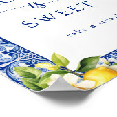 Main Squeeze Lemons Liefde is Zoet Poster (Hoek)