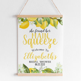 Main Squeeze Lemons Verjaardag Welkomstbord Poster