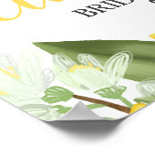 Main Squeeze Lemons Verjaardag Welkomstbord Poster (Hoek)