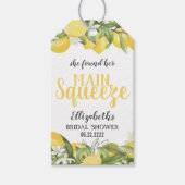Main Squeeze Lemons Vrijgezellenfeest Label Label Cadeaulabel (Voorkant)