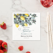 Main Squeeze Lemons | Vrijgezellenfeest zwarte oli Servet (Insitu)