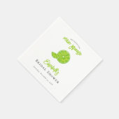 Main Squeeze Lime Green Bridal Shower Paper Napkin Servet (Hoek)