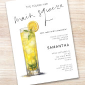 Main Squeeze Limoncello Glass Vrijgezellenfeest Kaart