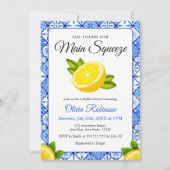 Main Squeeze Mediterraan Citroen Vrijgezellenfeest Kaart (Voorkant)