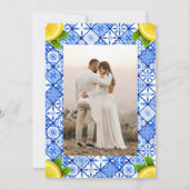 Main Squeeze Mediterraan Foto Vrijgezellenfeest Kaart (Achterkant)