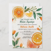 Main Squeeze Mediterrane Citrus Vrijgezellenfeest Kaart (Voorkant)