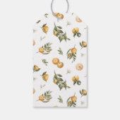 Main Squeeze Oranje Vrijgezellenfeest Cadeaulabel (Achterkant)