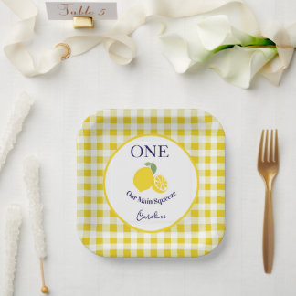 Main Squeeze Paper Plate Kids Birthday Papieren Bordje