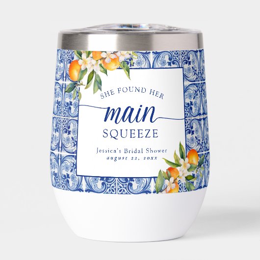 Main Squeeze Sinaasappels & blauw Mediterraan (Voorkant)