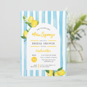 Main Squeeze Summer Lemon Vrijgezellenfeest Kaart (Staand voorkant)