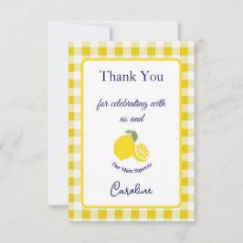 Main Squeeze Thank You Card Kids Birthday Bedankkaart