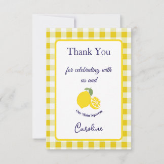 Main Squeeze Thank You Card Kids Birthday Bedankkaart