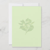 Main Squeeze Tropical Citrus Lemon Bridal Shower  Kaart (Achterkant)