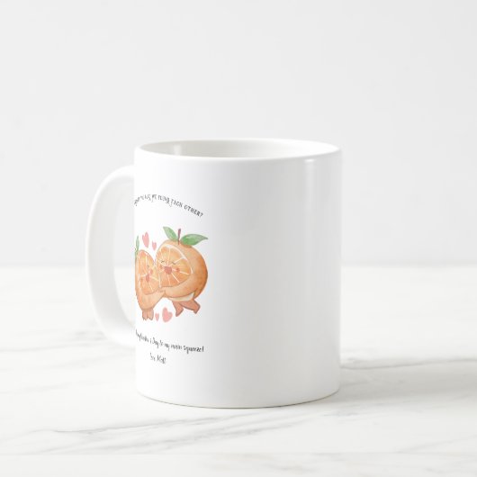 Main Squeeze Valentijns | Gepersonaliseerd Koffiemok (Voorkant links)