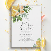 Main Squeeze Verbrand Oranje Aquarel Bruidsdiner