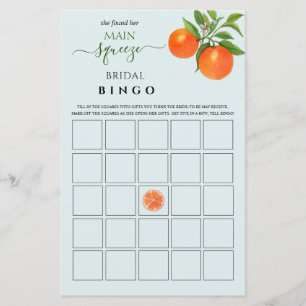 Main Squeeze Vrijgezellenfeest Bingo spel