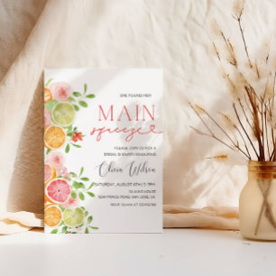 "Main Squeeze" Vrijgezellenfeest - Citrus Lemon Pa Kaart