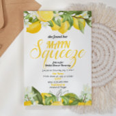 Main Squeeze Vrijgezellenfeest Lemon Uitnodiging
