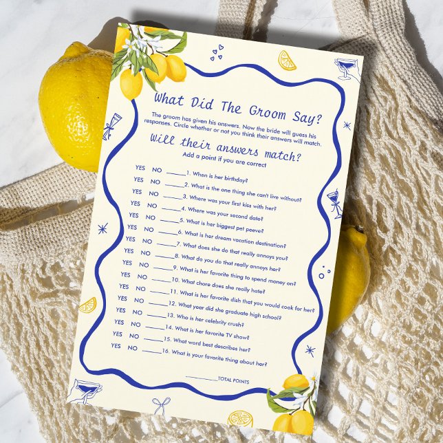 Main Squeeze Vrijgezellenfeest Wat heeft de bruide (Creator heeft geüpload)