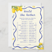 Main Squeeze Vrijgezellenfeest Zou ze liever spel Kaart (Voorkant)