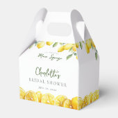 Main Squeeze Watercolor Citroenen Bruidsfeest Bedankdoosjes (Achterkant)