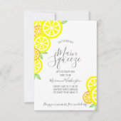 MAIN SQUEEZE zomercitroen grijs VRIJGEZELLENFEEST Kaart (Voorkant)