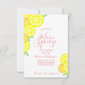 MAIN SQUEEZE zomercitroen VRIJGEZELLENFEEST koraal Kaart (Voorkant)