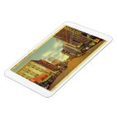 Main St., Akron,  Briefkaart Ohio Magneet (Linkerzijde)