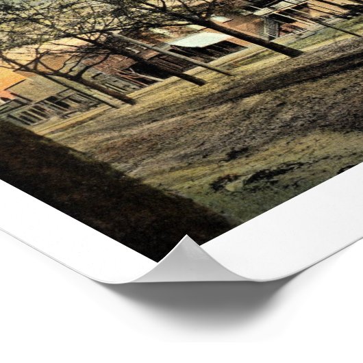 Main St., Auburn, Alabama Style Poster (Hoek)