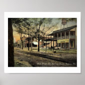 Main St., Auburn, Alabama Style Poster (Voorkant)