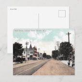 Main St., Belmar, New Jersey 1906 Briefkaart (Voorkant / Achterkant)