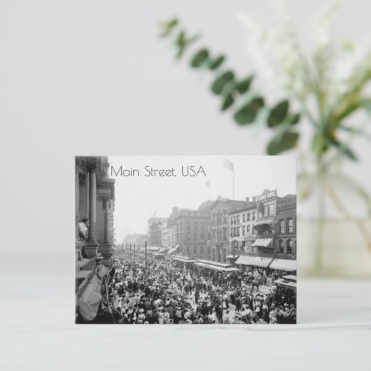 Main St., Buffalo, N.Y. Briefkaart (Staand voorkant)