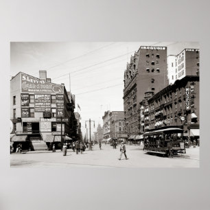 Main St., Buffalo, New York 1900  Poster