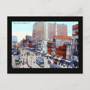Main St Buffalo New York 1913  Briefkaart