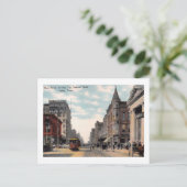 Main St., Dallas, Texas Vintage Briefkaart (Staand voorkant)