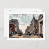 Main St., Dallas, Texas Vintage Briefkaart (Voorkant / Achterkant)