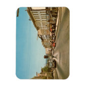 Main St., Danbury, CT  Briefkaart Magneet (Verticaal)
