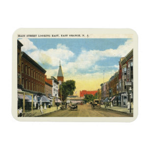 Main St., East Oranje NJ 1922  Style Magneet