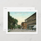 Main St., Flemington, NJ Vintage Briefkaart (Voorkant / Achterkant)