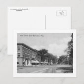 Main St., Great Barrington, Vintage van Massachuse Briefkaart (Voorkant / Achterkant)