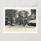 Main St., Hackensack NJ Vintage Briefkaart (Voorkant)