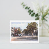 Main St., Hackettstown, NJ 1910 Vintage Briefkaart (Staand voorkant)