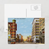 Main St., Joplin, Missouri  Briefkaart (Voorkant / Achterkant)