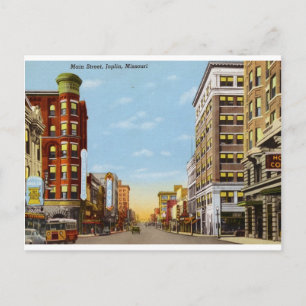 Main St., Joplin, Missouri  Briefkaart