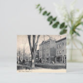 Main St, Madison, New Jersey 1908 Briefkaart (Staand voorkant)