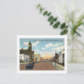 Main St., Middletown, Connecticut Vintage Briefkaart (Staand voorkant)