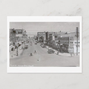 Main St., Moose Jaw, Saskatchewan  Briefkaart
