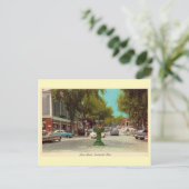 Main St Nantucket C1960s  stijl Briefkaart (Staand voorkant)