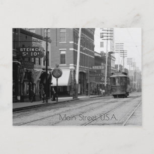 Main St., noord vanaf 6th, Little Rock Briefkaart